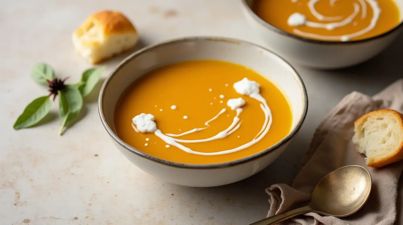 Squash and Sweet Potato Soup