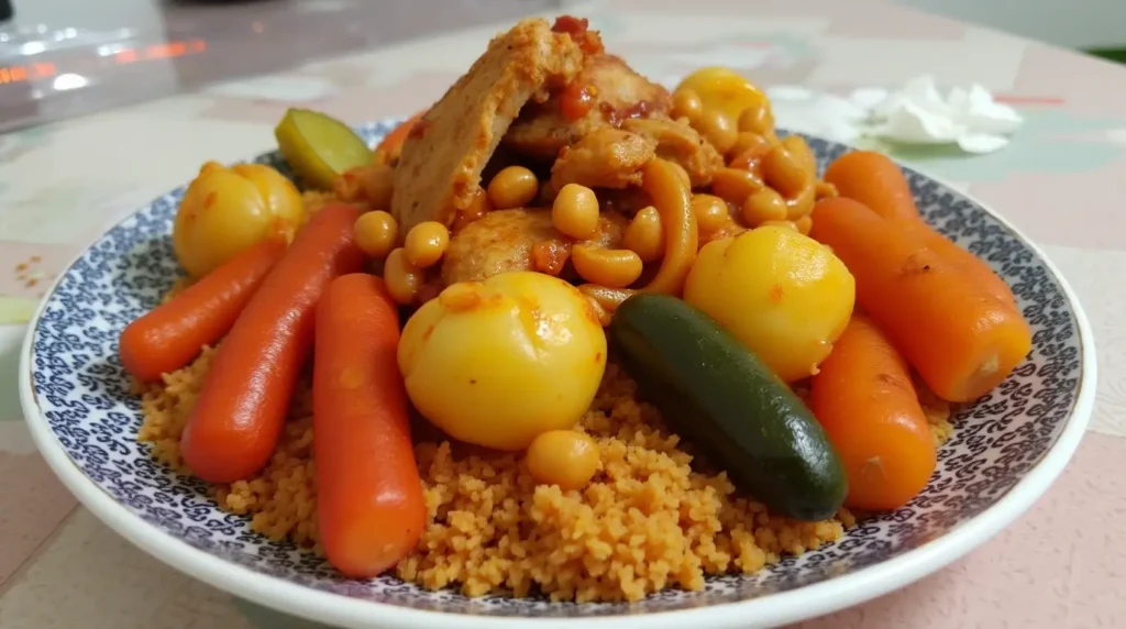 Traditional Moroccan Chicken Couscous Recipe Apricot Preserves