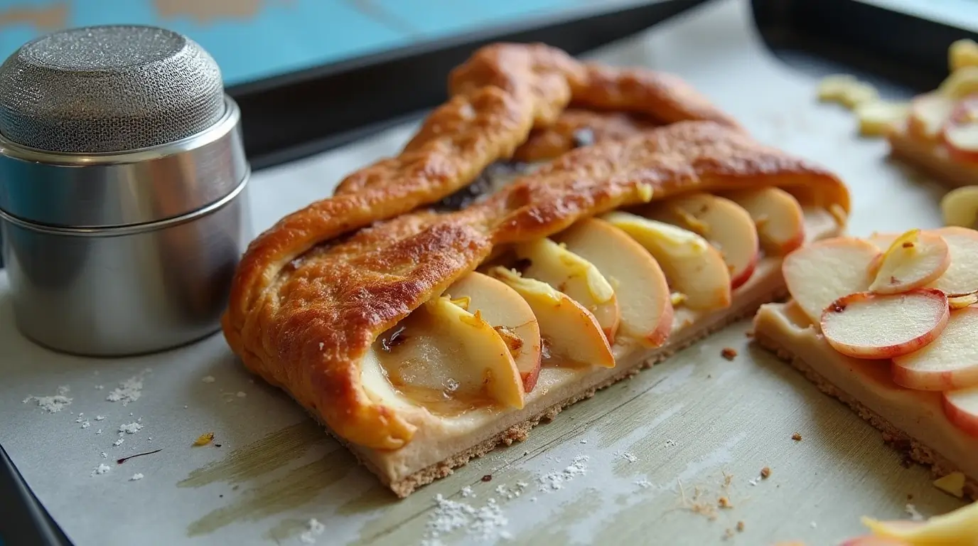 Apple Slab Pie with Puff Pastry