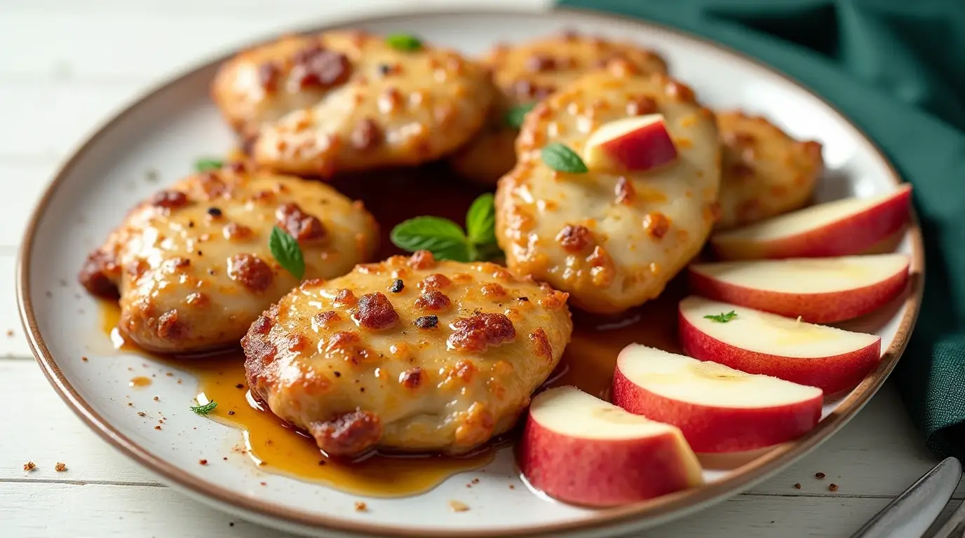 Apple and Honey Glazed Chicken Renders Recipe