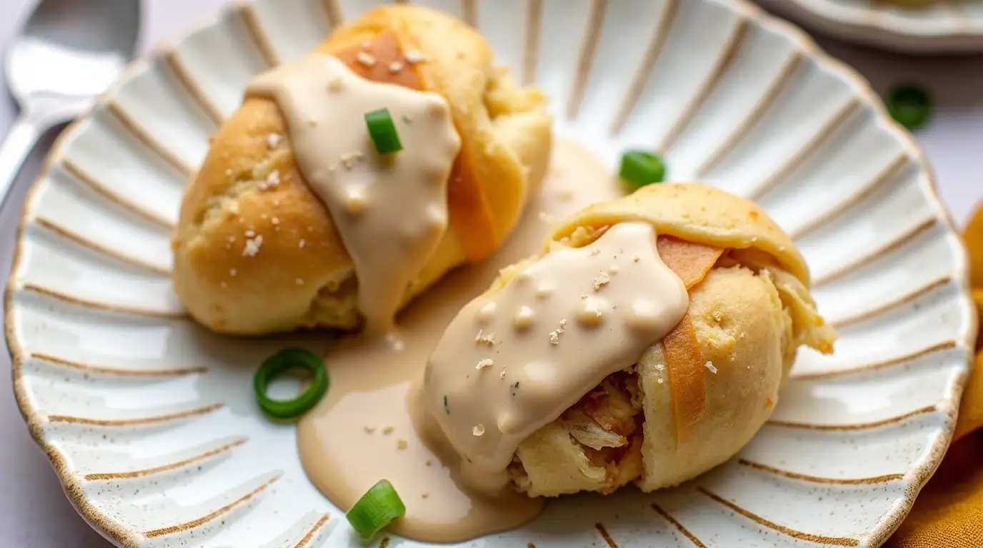 Chicken Pot Pie Using Crescent Rolls