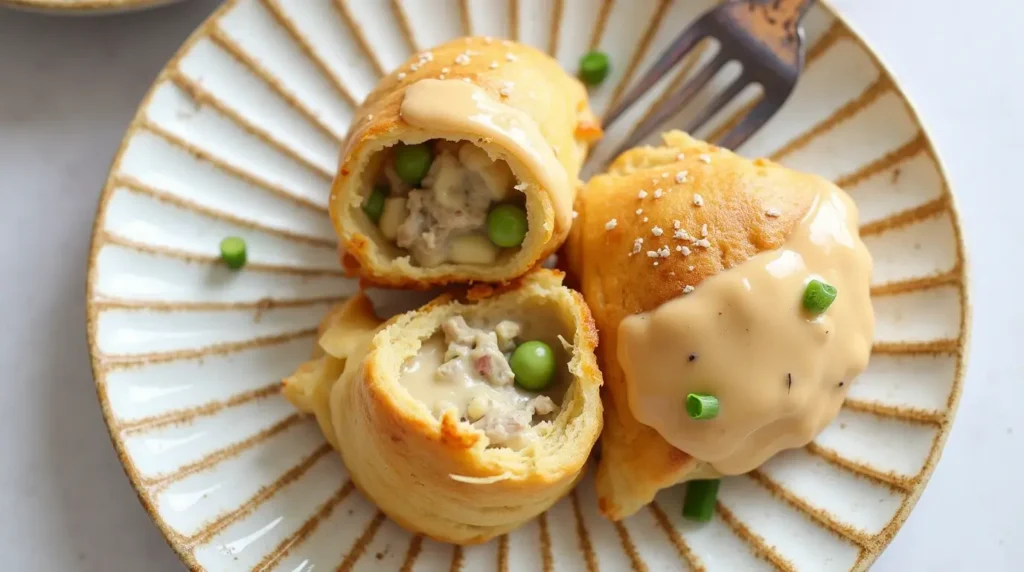 Chicken Pot Pie Using Crescent Rolls