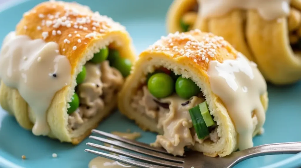 Chicken Pot Pie Using Crescent Rolls