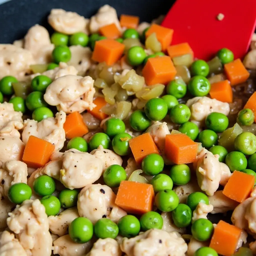 Chicken Pot Pie Using Crescent Rolls