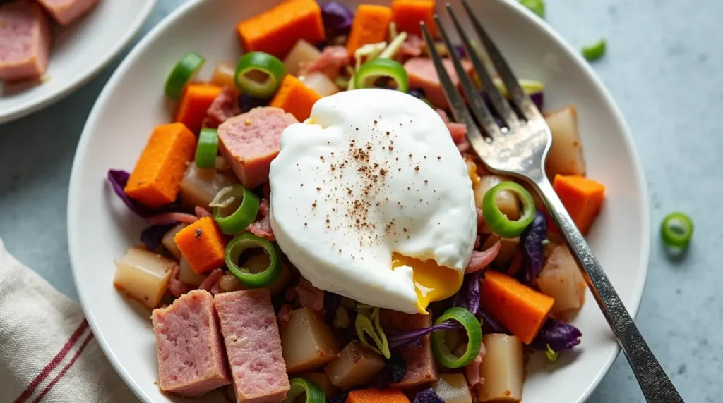 Corned Beef Hash and Eggs