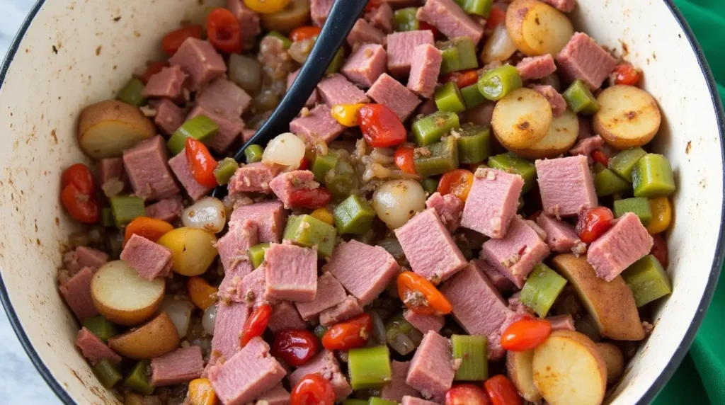 Corned Beef Hash and Eggs