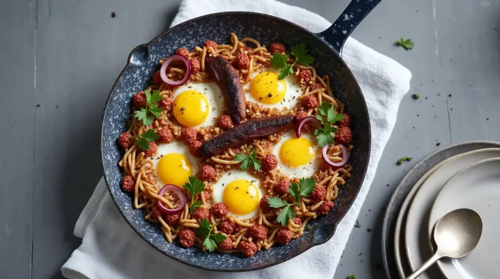 Corned Beef Hash and Eggs