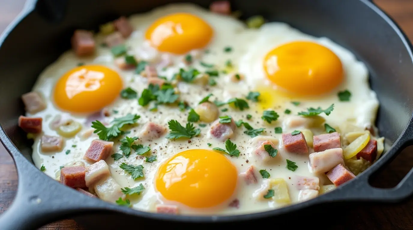 Corned Beef Hash and Eggs