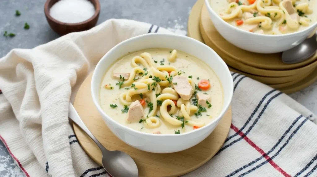 Creamy Turkey Noodle Soup