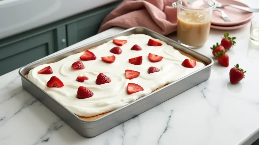 Strawberry Tres Leches Cake