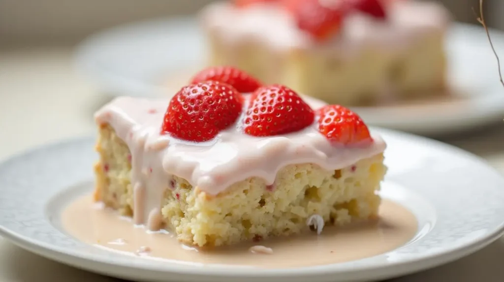 Strawberry Tres Leches Cake